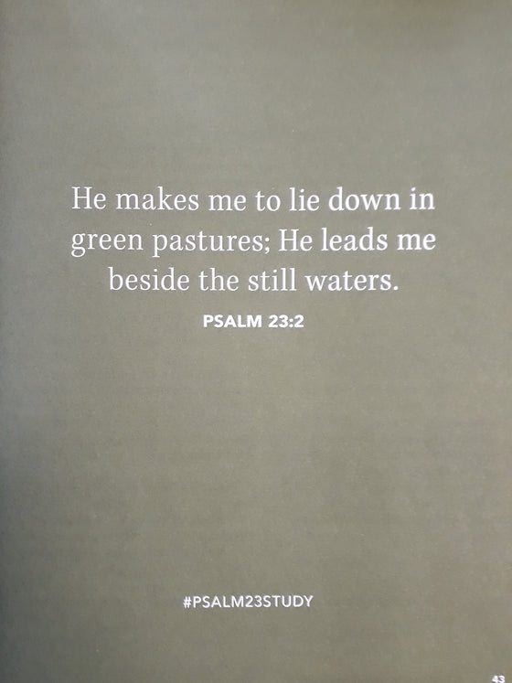 Psalm 23 - Bible Study Book : The Shepherd with Me