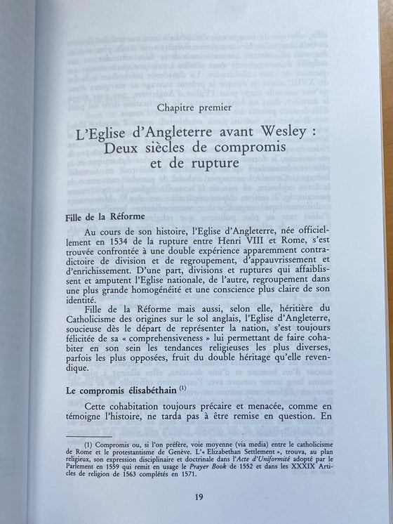 John Wesley : Un anglican sans frontières 1703-1791