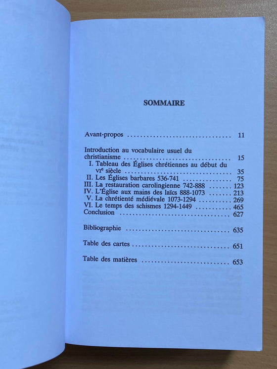 Histoire religieuse de l'Occident médiéval