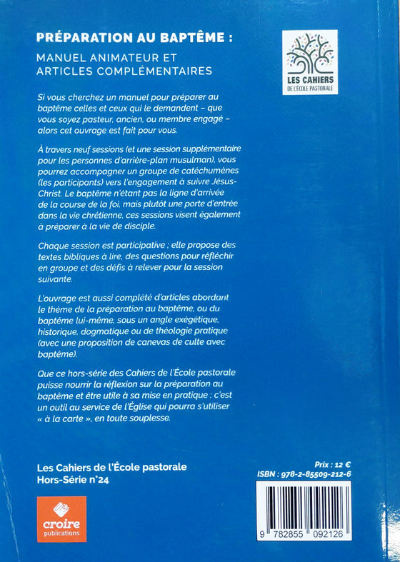 Les cahiers de l'école pastorale - Hors-série - 24