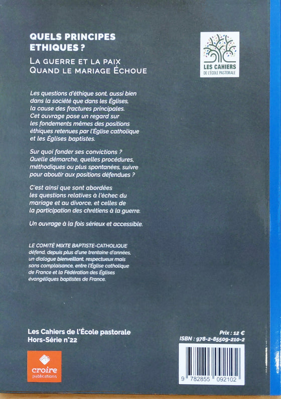 Les cahiers de l'école pastorale - Hors-série - 22