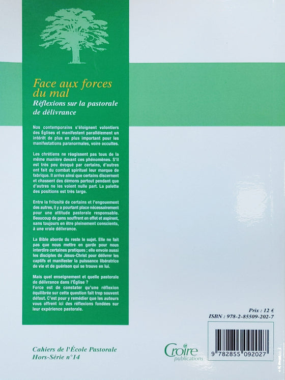 Les cahiers de l'école pastorale - Hors-série - 14 : Face aux forces du mal