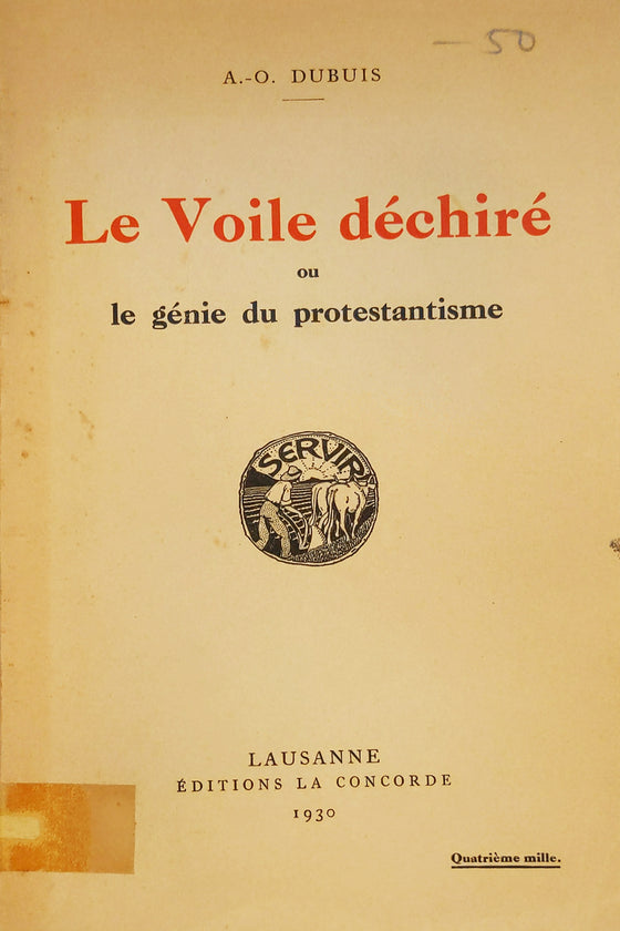 Le voile déchiré, ou le génie du protestantisme