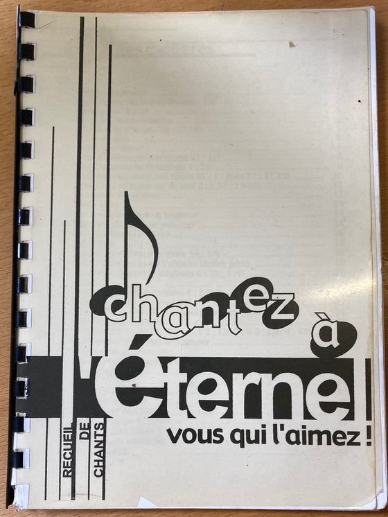 Chantez à l'Eternel vous qui l'aimez!