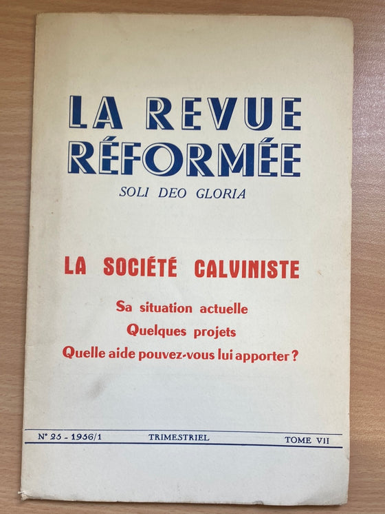 La revue réformée #25 1956/1