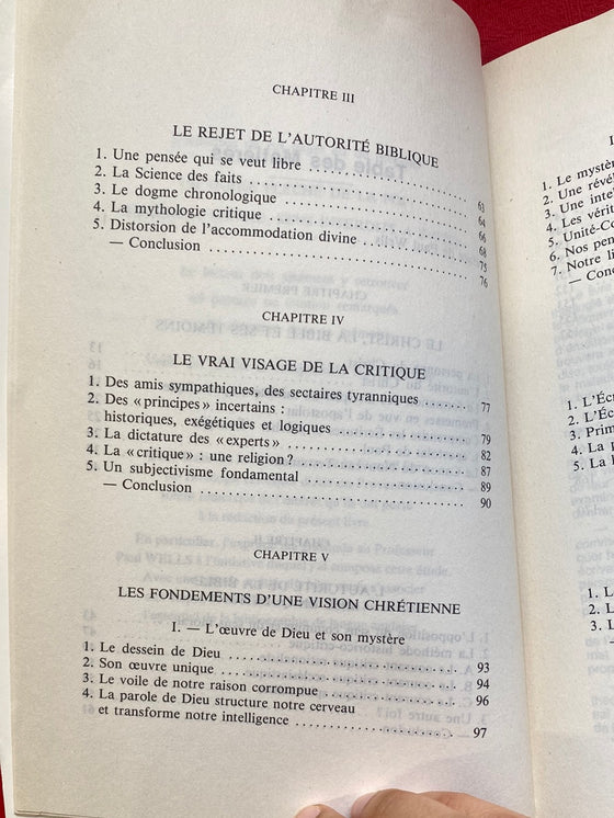 La Revue réformée- Supplément #147 septembre 1986