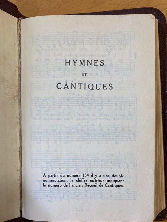 Hymnes et cantiques (ancienne édition)