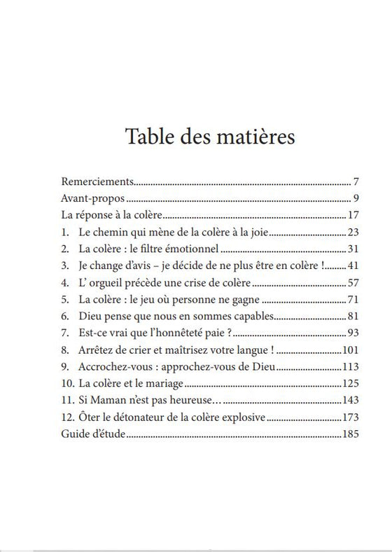 La réponse d'une femme à la colère [ Édition 2023]