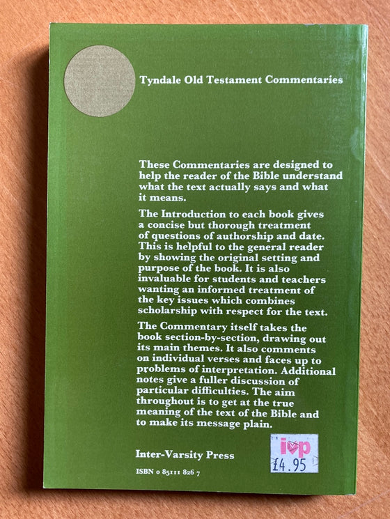 Exodus, Tyndale Old Testament Commentaries