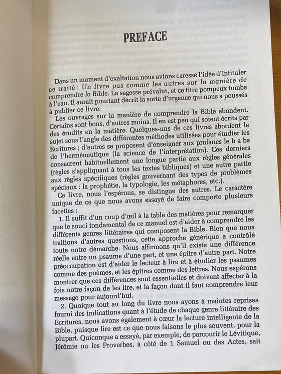 Un nouveau regard sur la Bible (ancienne édition, surligné)