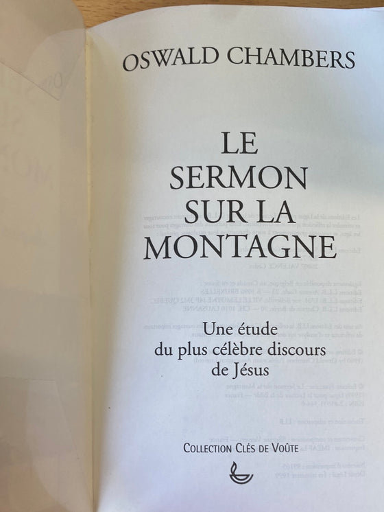 Le sermon sur la montagne [CHAMBERS]