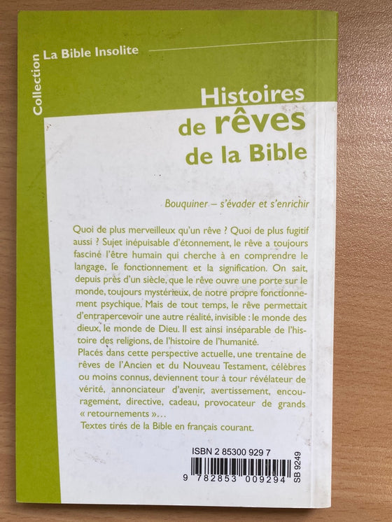 Histoires de rêves de la Bible