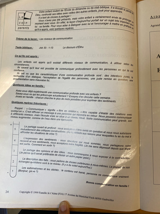 Mieux vivre dans ma famille - 11 à 13 ans (abîmé)