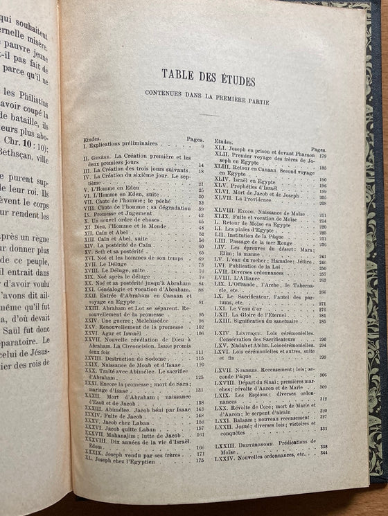 Etudes élémentaires et progressives de la Parole de Dieu Vol. 1 (Ancien Testament)