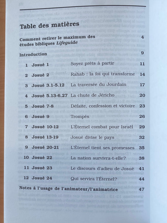 Josué: la puissance des promesses de Dieu