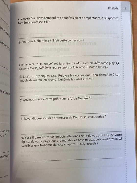 Néhémie: la prière et l'action