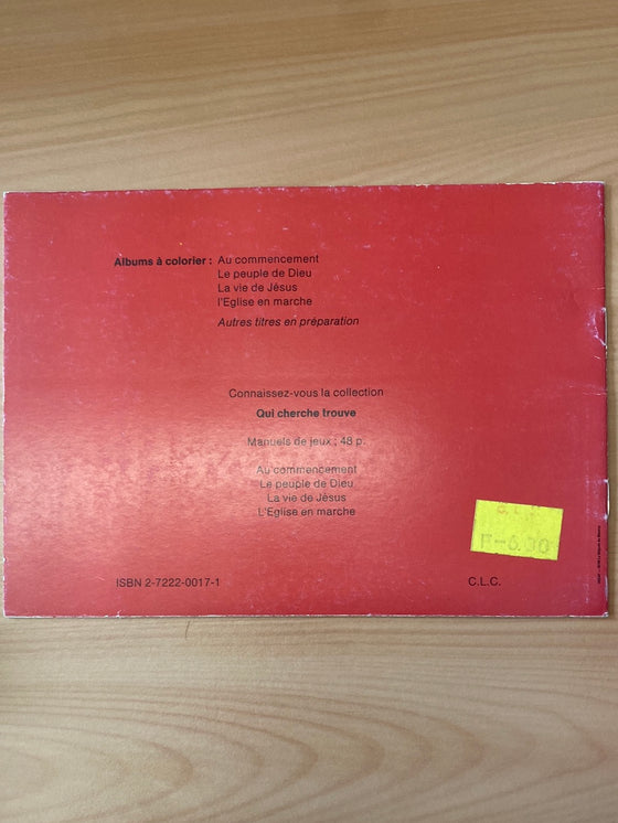 Dieu aime les couleurs : la vie de Jésus (coloriage)