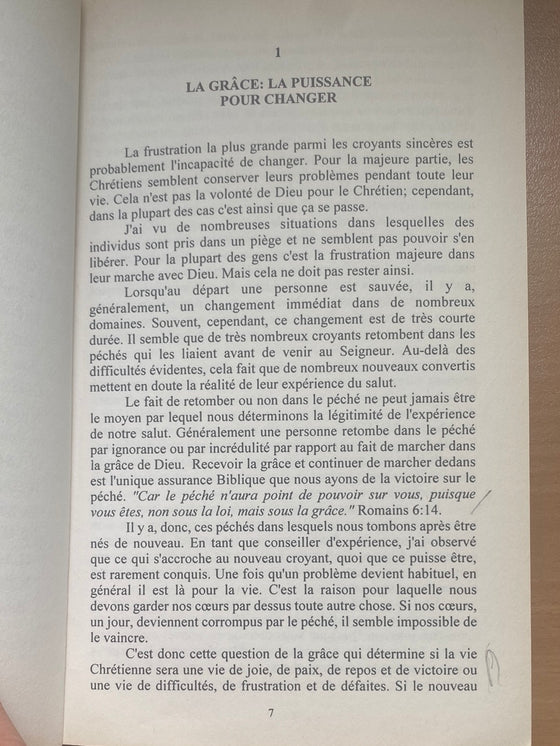 La grâce, la puissance qui libère