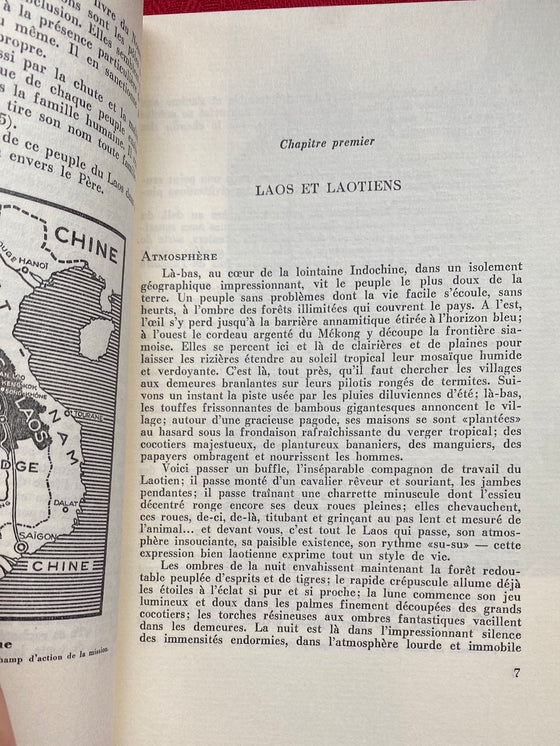 Le Laos: découverte d'un champ missionnaire (livre rare)