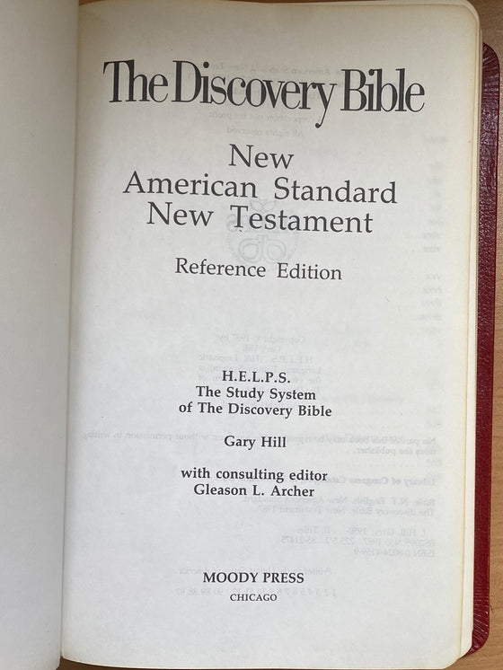 The Discovery Bible (New Testament)