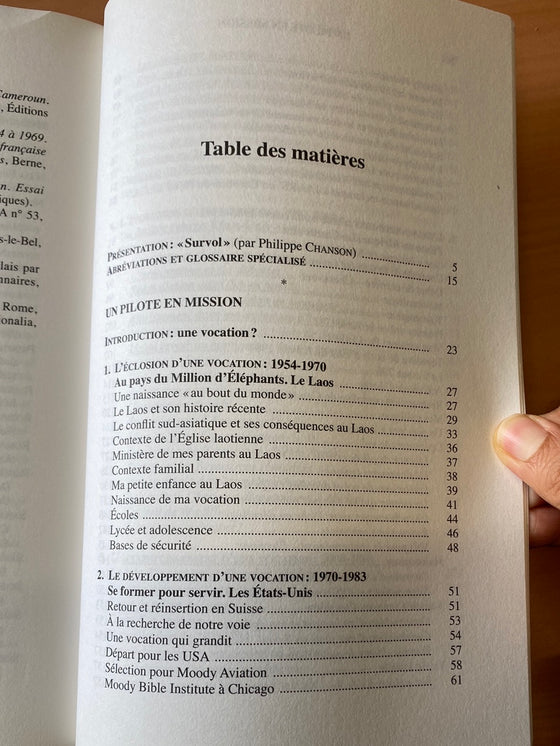 Un pilote en mission: du rêve de l'enfant à la vocation de l'adulte