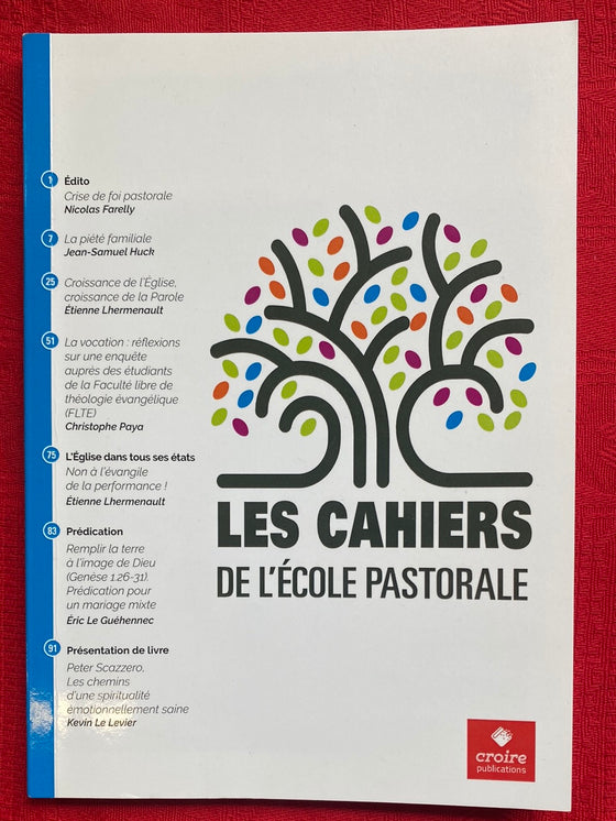 Les cahiers de l’école pastorale #115 1er trimestre 2020