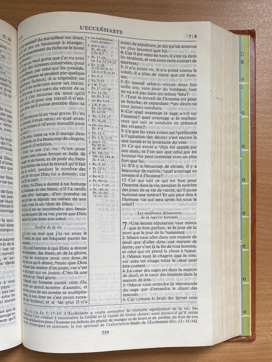 La Sainte Bible (Segond/Scoffield)