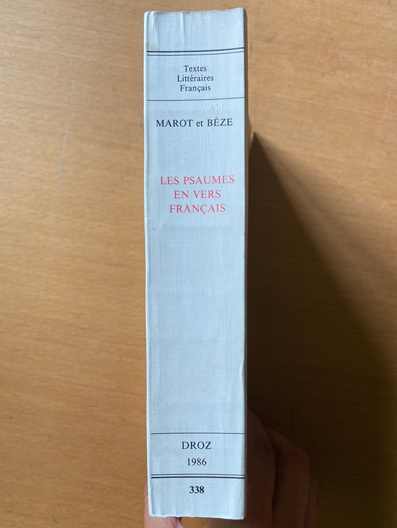Les Psaumes en vers français avec leurs mélodies