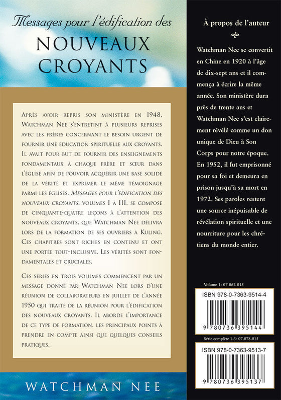 Messages pour l'édification des nouveaux croyants 1