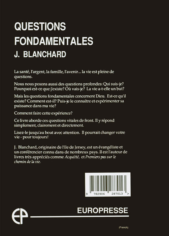 Questions fondamentales en grec