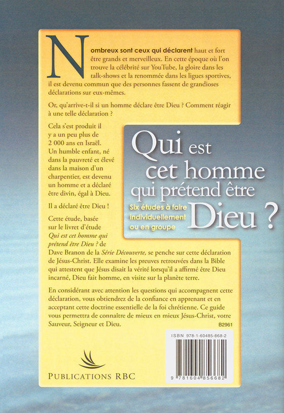 Qui est cet homme qui prétend être Dieu ?