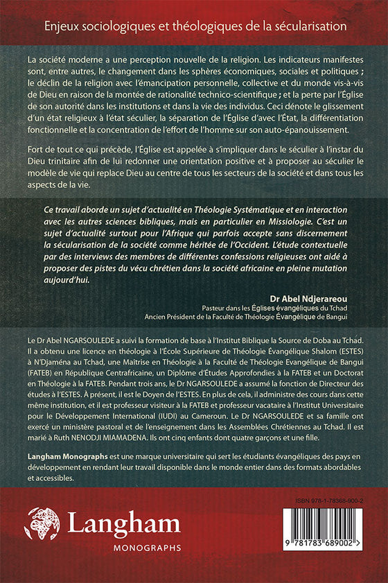 Enjeux sociologiques et théologiques de la sécularisation
