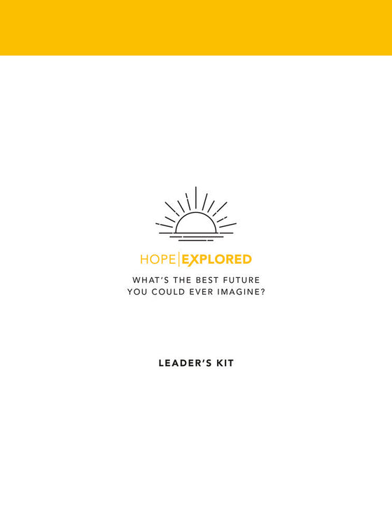 Hope Explored Leader's Kit [Livre en anglais]