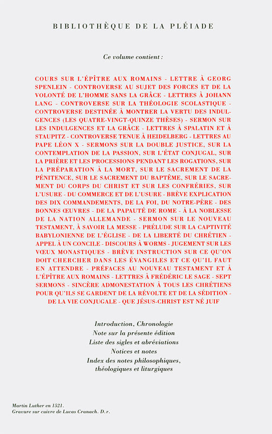 Luther. Oeuvres Tome 1