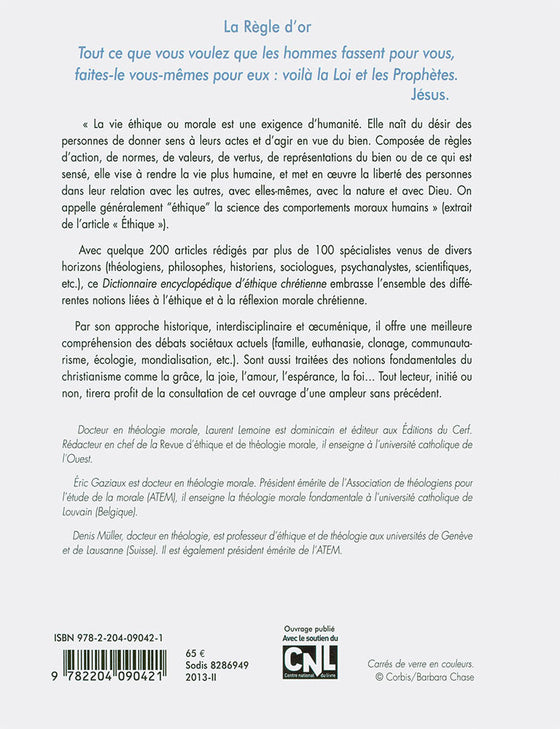 Dictionnaire encyclopédique d'éthique chrétienne