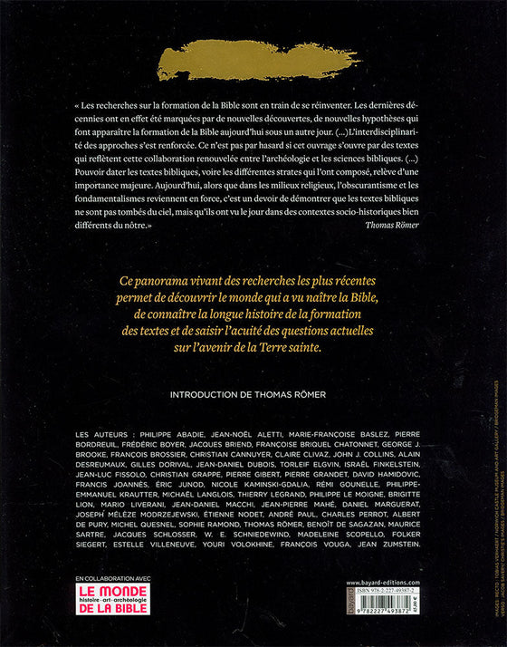 Une encyclopédie contemporaine. La Bible
