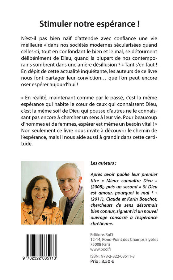 Stimuler notre espérance !