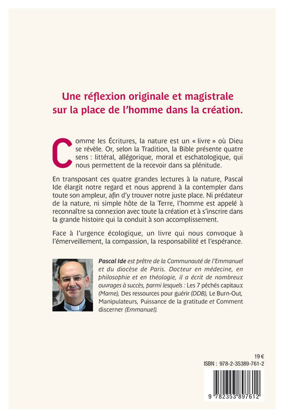 Les 4 sens de la nature. De l'émerveillement à l'espérance