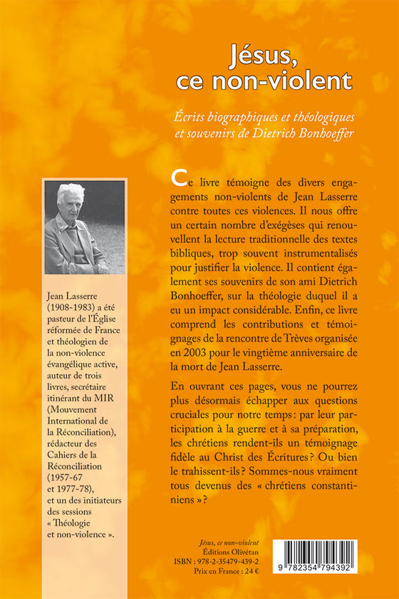 Jésus, ce non-violent