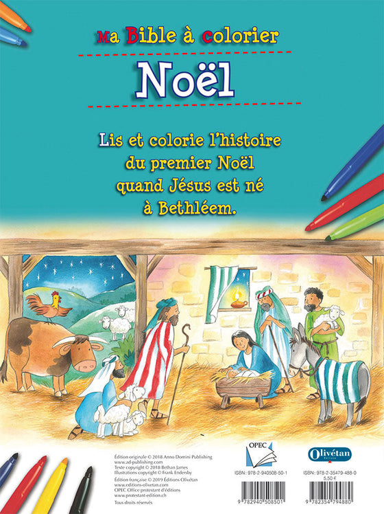 Noël. Ma Bible à colorier