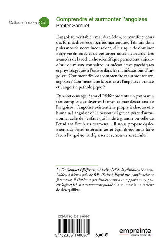 Comprendre et surmonter l'angoisse