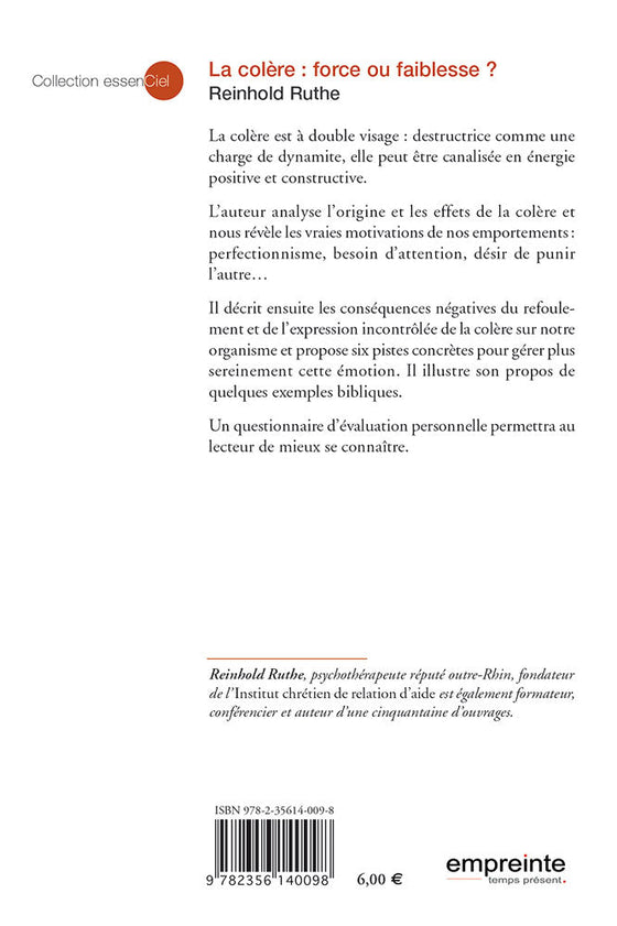 La colère, force ou faiblesse ?