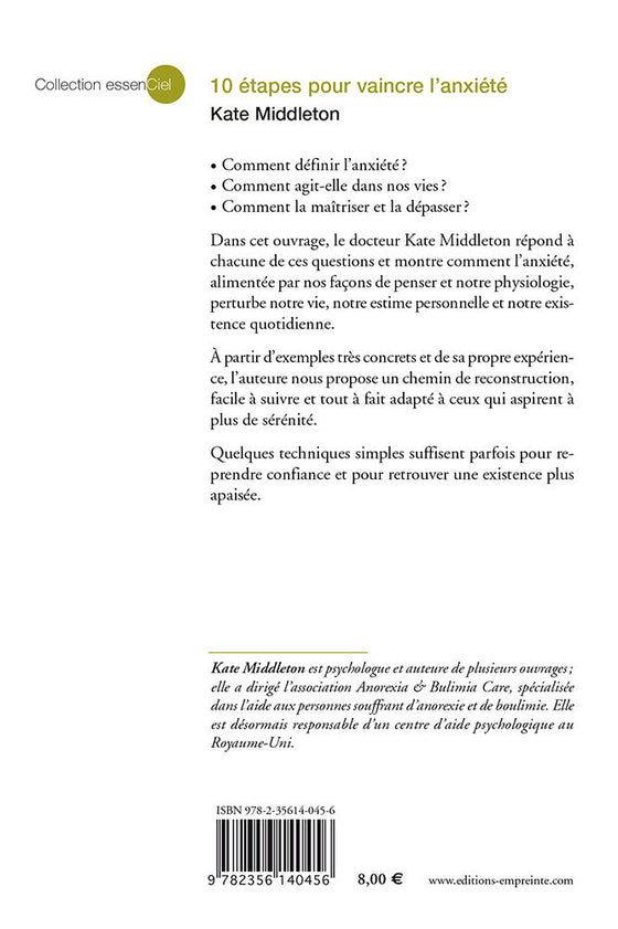 10 étapes pour vaincre l'anxiété
