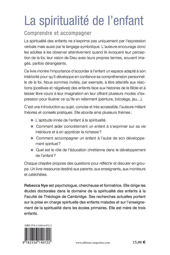 La spiritualité de l'enfant