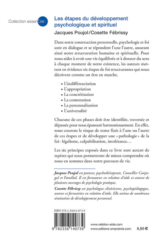 Les étapes du développement psychologique et spirituel