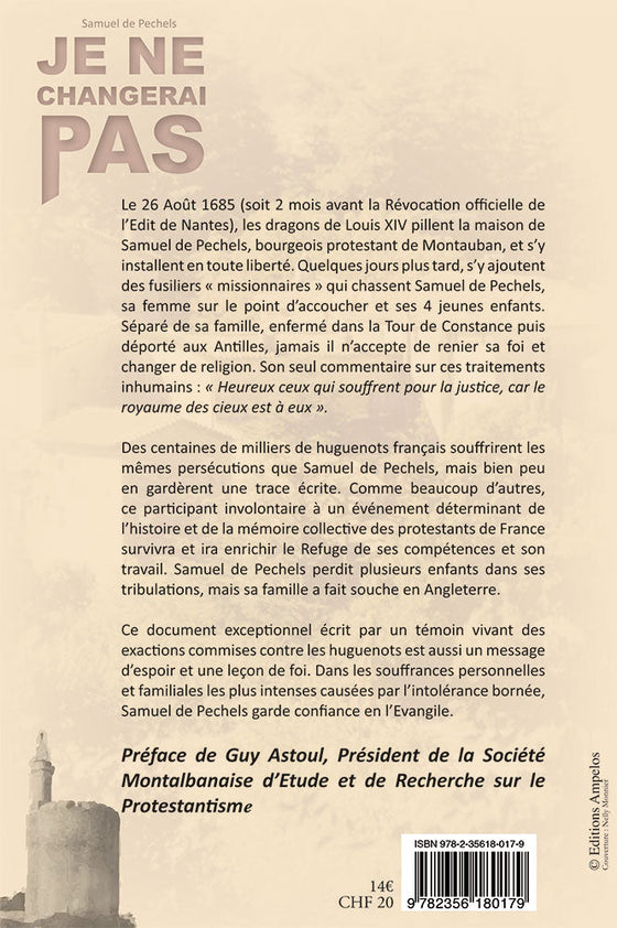 Je ne changerai pas