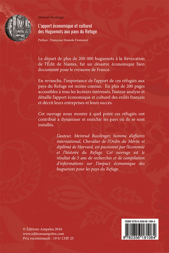 L'apport économique et culturel des Huguenots aux pays du Refuge