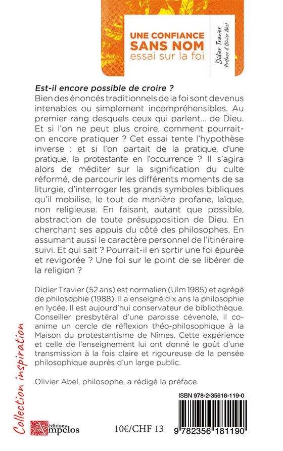 Une confiance sans nom