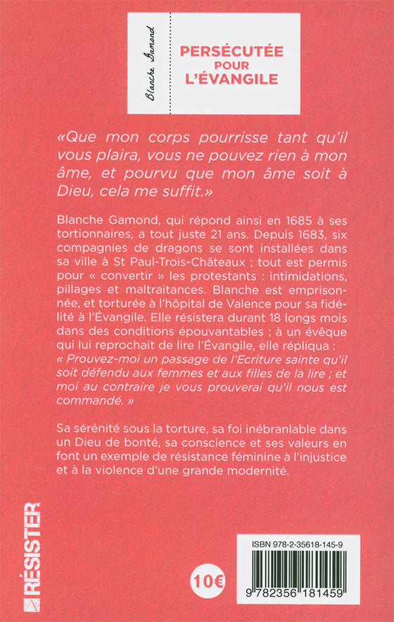 Persécutée pour l'Évangile