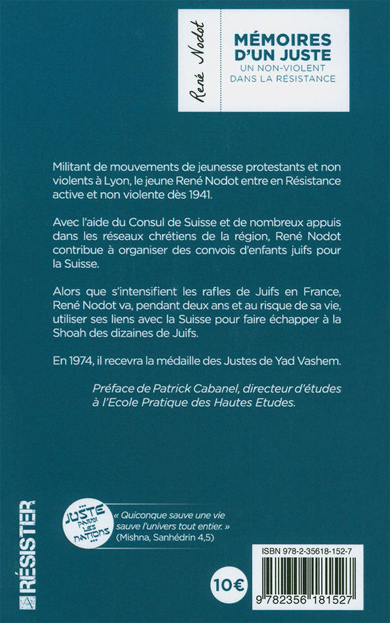 Mémoires d'un juste